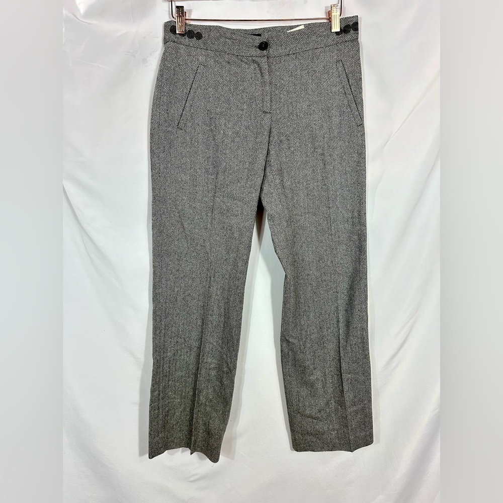 Vintage Emporio Armani tweed herringbone trousers size 6